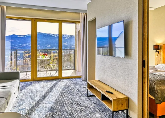 아파트 Zloty Horyzont, Sun & Snow 스클라르스카포렘바